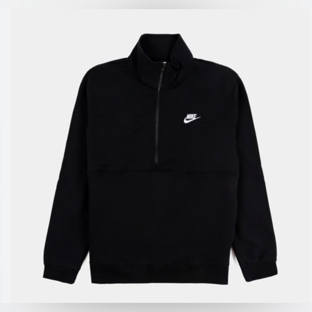 Nike Men's Black Zip-Up Sweater